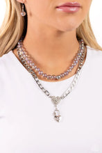 Load image into Gallery viewer, Paparazzi Turn Back the LOCK - Silver Necklace