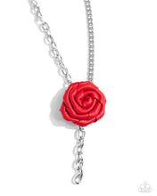 Load image into Gallery viewer, Paparazzi ROSE and Cons - Red Necklace