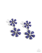Load image into Gallery viewer, Paparazzi A Blast of Blossoms - Blue Earrings