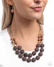 Load image into Gallery viewer, Paparazzi Whimsically Wealthy - Brown Necklace