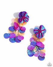 Load image into Gallery viewer, Paparazzi Under the Waves - Purple Earrings