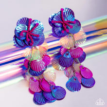 Load image into Gallery viewer, Paparazzi Under the Waves - Purple Earrings
