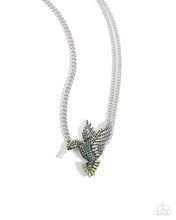 Load image into Gallery viewer, Paparazzi Hummingbird Headline - Green Necklace