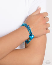 Load image into Gallery viewer, Paparazzi Affectionate Accent - Blue Bracelet