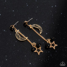 Load image into Gallery viewer, Paparazzi Astral Admiration - Black Earrings