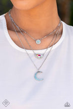 Load image into Gallery viewer, Paparazzi Lunar Lineup - Blue Necklace