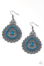 Load image into Gallery viewer, Carnival Courtesan - Blue Paparazzi Earrings
