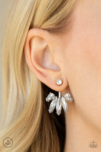 Load image into Gallery viewer, Paparazzi Stunningly Striking - White Post Earrings