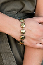 Load image into Gallery viewer, Paparazzi Fabulously Flashy - Brass Bracelet