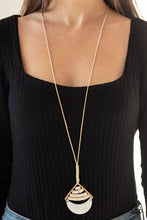 Load image into Gallery viewer, Beach Beam - Gold Paparazzi Necklace