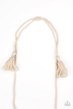 Load image into Gallery viewer, Paparazzi Macrame Mantra - White Necklace