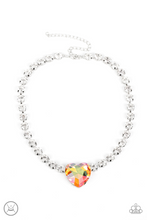 Load image into Gallery viewer, Paparazzi Heart in My Throat - Orange Necklace