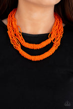 Load image into Gallery viewer, Paparazzi - Right As RAINFOREST - Orange Necklace