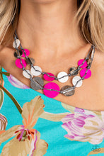 Load image into Gallery viewer, Paparazzi Barefoot Beaches - Pink Necklace