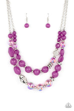 Load image into Gallery viewer, Paparazzi Mere Magic - Purple Necklace