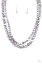 Load image into Gallery viewer, Paparazzi Brilliant Ballerina - Silver Pearl Necklace