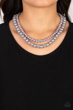 Load image into Gallery viewer, Paparazzi Brilliant Ballerina - Silver Pearl Necklace