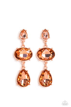 Load image into Gallery viewer, Paparazzi Royal Appeal - Copper Earrings
