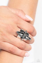 Load image into Gallery viewer, Paparazzi Combustible Compass - Silver Ring