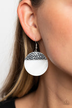 Load image into Gallery viewer, Paparazzi SHELL Out - White Earrings