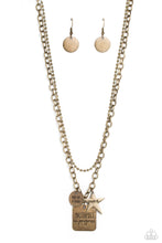 Load image into Gallery viewer, Paparazzi Masterpiece in Progress - Brass Necklace
