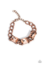 Load image into Gallery viewer, Paparazzi Dazzling Debut - Copper Bracelet