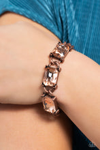 Load image into Gallery viewer, Paparazzi Dazzling Debut - Copper Bracelet