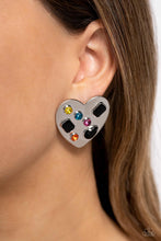 Load image into Gallery viewer, Paparazzi Relationship Ready - Black Earrings