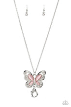 Load image into Gallery viewer, Paparazzi Wings Of Whimsy - Pink Lanyard Necklace