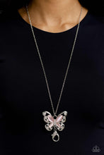 Load image into Gallery viewer, Paparazzi Wings Of Whimsy - Pink Lanyard Necklace