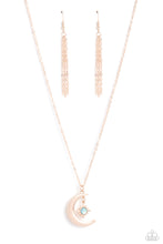Load image into Gallery viewer, Paparazzi Stellar Sway - Rose Gold Necklace