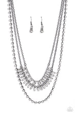 Load image into Gallery viewer, Paparazzi Dripping in Stardust - Black Necklace