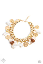 Load image into Gallery viewer, Paparazzi SEA For Yourself - Gold Bracelet