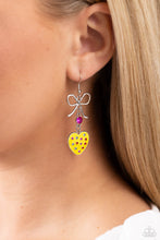 Load image into Gallery viewer, Paparazzi BOW Away Zone - Yellow Earrings