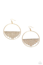 Load image into Gallery viewer, Paparazzi Fierce Fringe - Gold Earrings