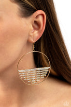 Load image into Gallery viewer, Paparazzi Fierce Fringe - Gold Earrings