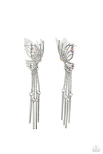 Load image into Gallery viewer, Paparazzi A Few Of My Favorite WINGS - White Earrings