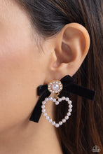 Load image into Gallery viewer, Paparazzi BOW and Then - Gold Earrings