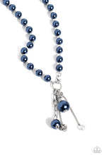Load image into Gallery viewer, Paparazzi White Collar Welcome - Blue Necklace
