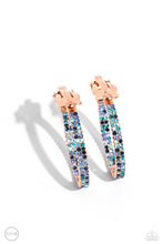 Load image into Gallery viewer, Paparazzi Outstanding Ombré - Copper Clip On Hoop Earrings