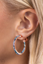 Load image into Gallery viewer, Paparazzi Outstanding Ombré - Copper Clip On Hoop Earrings