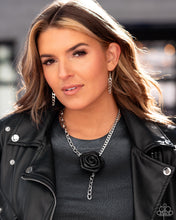 Load image into Gallery viewer, Paparazzi ROSE and Cons - Black Necklace