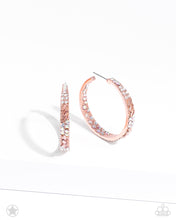 Load image into Gallery viewer, Paparazzi Glitzy by Association - Copper Hoop Earrings