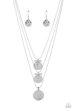 Load image into Gallery viewer, Paparazzi Dizzying Discs - Silver Necklace