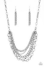 Load image into Gallery viewer, Paparazzi Color Bomb - Silver Chain Necklace