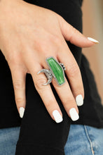Load image into Gallery viewer, Paparazzi Cosmic Karma - Green Ring