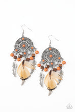 Load image into Gallery viewer, Paparazzi Desert Plains - Feather Earrings