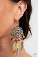Load image into Gallery viewer, Paparazzi Desert Plains - Feather Earrings
