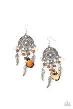 Load image into Gallery viewer, Paparazzi Desert Plains - Feather Earrings