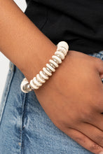 Load image into Gallery viewer, Paparazzi Eco Experience - White Bracelet
